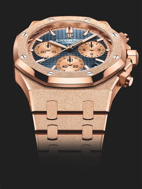 gold royal oak|royal oak frosted gold selfwinding.